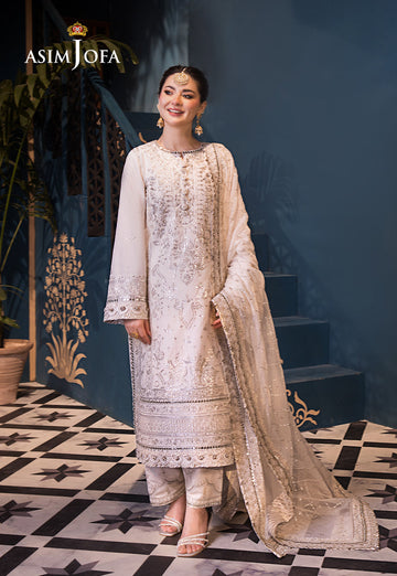 Asim Jofa | Fasana e Ishq Eid Luxury Lawn | AJFI-08 - Khanumjan Pakistani Clothes and Designer Dresses in UK, USA