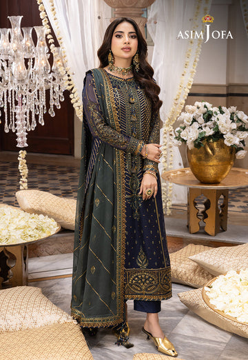 Asim Jofa | Shehnai Festive Collection | AJSH-12 - Khanumjan Pakistani Clothes and Designer Dresses in UK, USA