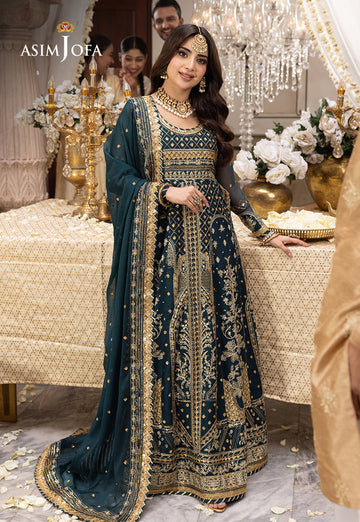 Asim Jofa | Shehnai Festive Collection | AJSH-18 - Khanumjan Pakistani Clothes and Designer Dresses in UK, USA