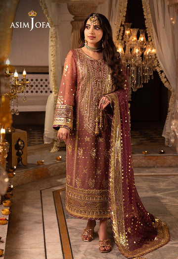 Asim Jofa | Shehnai Festive Collection | AJSH-17 - Khanumjan Pakistani Clothes and Designer Dresses in UK, USA