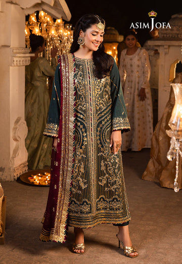 Asim Jofa | Shehnai Festive Collection | AJSH-20 - Khanumjan Pakistani Clothes and Designer Dresses in UK, USA