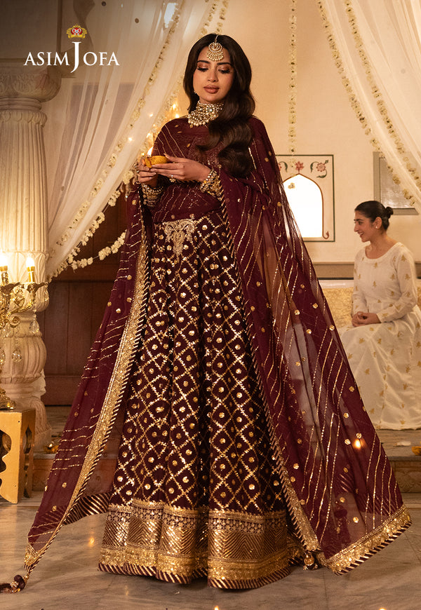 Asim Jofa | Shehnai Festive Collection | AJSH-04 - Khanumjan  Pakistani Clothes and Designer Dresses in UK, USA