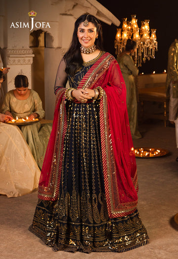 Asim Jofa | Shehnai Festive Collection | AJSH-10 - Khanumjan Pakistani Clothes and Designer Dresses in UK, USA
