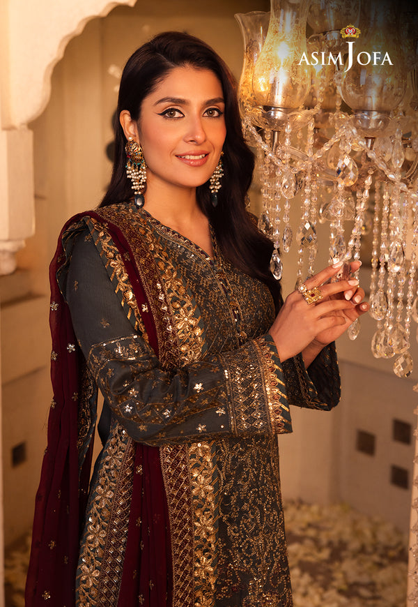 Asim Jofa | Shehnai Festive Collection | AJSH-07 - Khanumjan  Pakistani Clothes and Designer Dresses in UK, USA