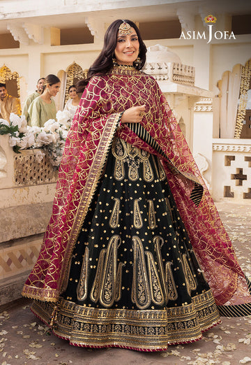 Asim Jofa | Shehnai Festive Collection | AJSH-11 - Khanumjan Pakistani Clothes and Designer Dresses in UK, USA