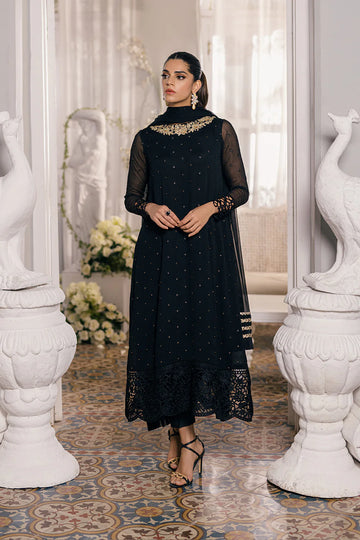 Azure | Ensembles Embroidered Formals | Midnight Glow - Khanumjan Pakistani Clothes and Designer Dresses in UK, USA