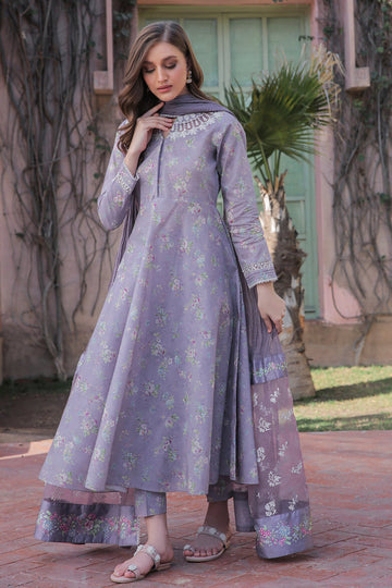 Baroque | Lawn Collection 24 | UF-324 - Khanumjan Pakistani Clothes and Designer Dresses in UK, USA
