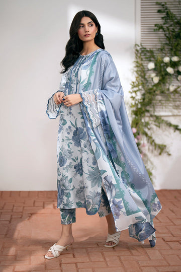 Baroque | Lawn Collection 24 | UF-541 - Khanumjan Pakistani Clothes and Designer Dresses in UK, USA