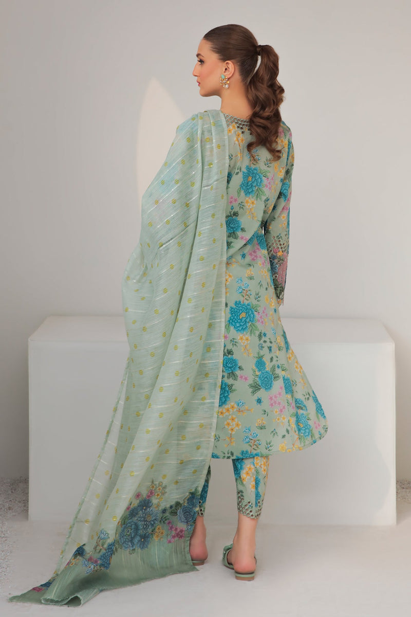 Baroque | Lawn Collection 24 | UF-310 - Khanumjan  Pakistani Clothes and Designer Dresses in UK, USA