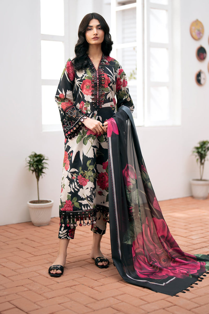 Baroque | Lawn Collection 24 | UF-532 - Khanumjan  Pakistani Clothes and Designer Dresses in UK, USA
