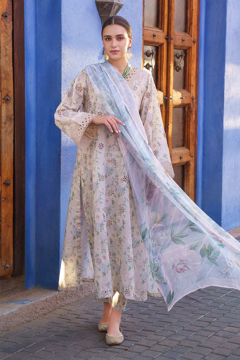 Baroque | Lawn Collection 24 | UF-591 - Khanumjan  Pakistani Clothes and Designer Dresses in UK, USA