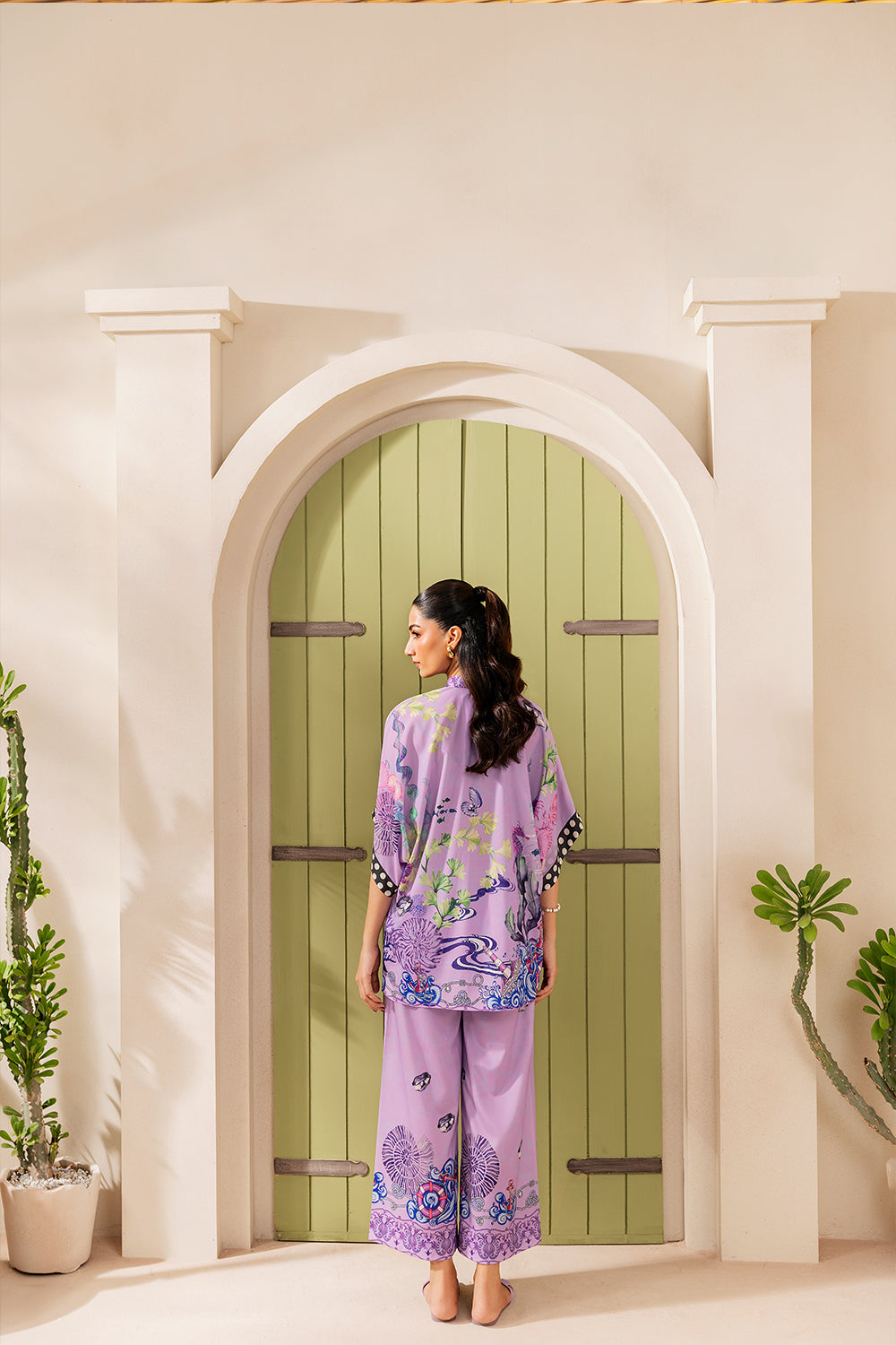 Saira Rizwan | Silk Coords 25 | LILAC LUSH - SRSP-25-10