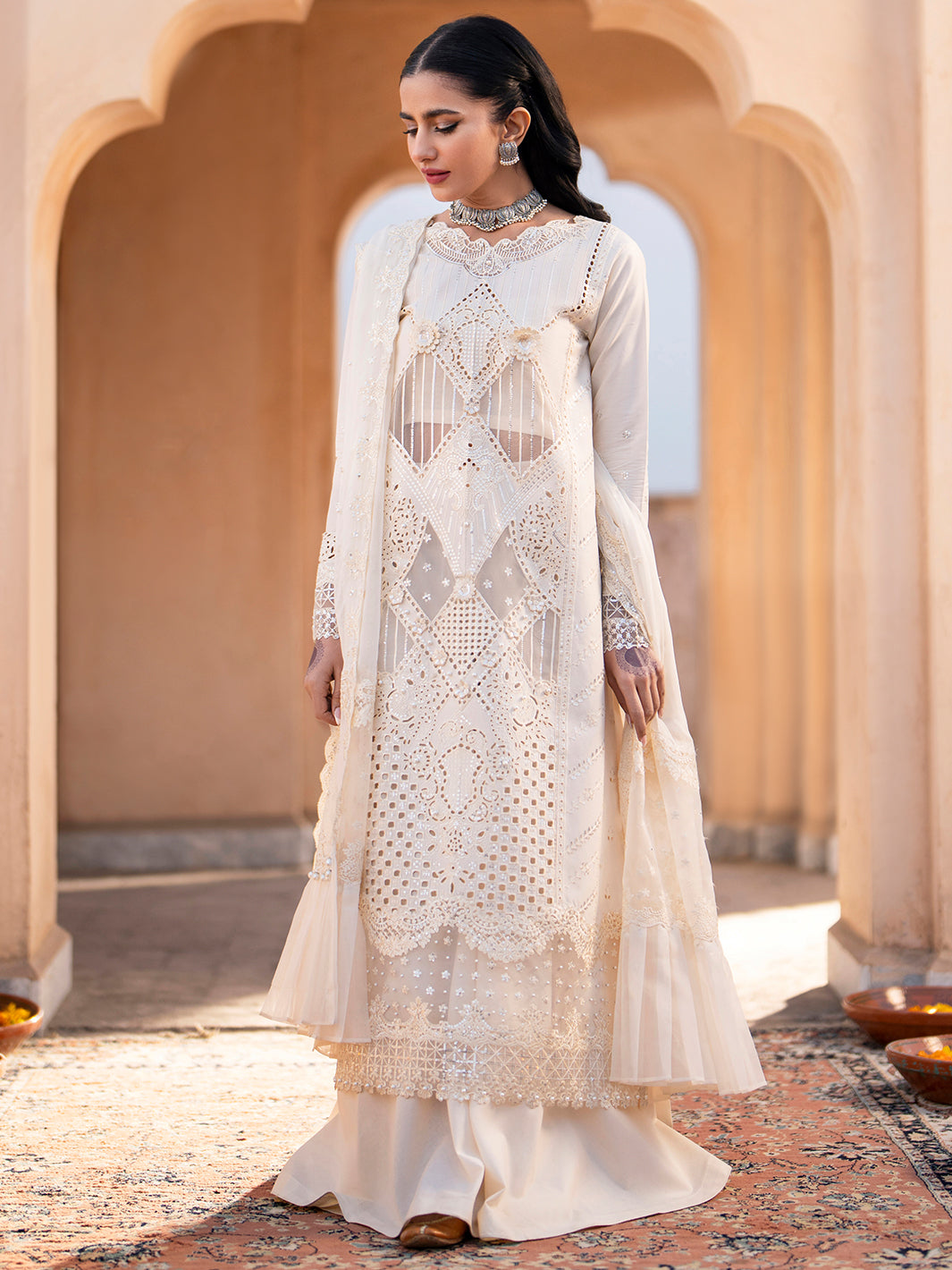 Binilyas | Dilbaro Embroidered Festive Lawn 24 | 401-A - Khanumjan  Pakistani Clothes and Designer Dresses in UK, USA