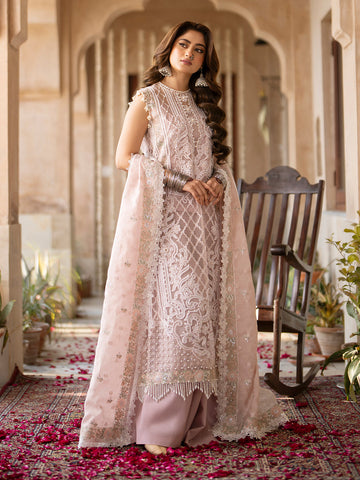 Binilyas | Dilbaro Embroidered Festive Lawn 24 | 403-B - Khanumjan Pakistani Clothes and Designer Dresses in UK, USA