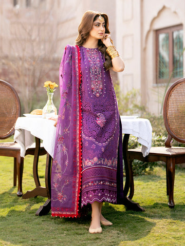 Binilyas | Dilbaro Embroidered Festive Lawn 24 | 404-A - Khanumjan Pakistani Clothes and Designer Dresses in UK, USA