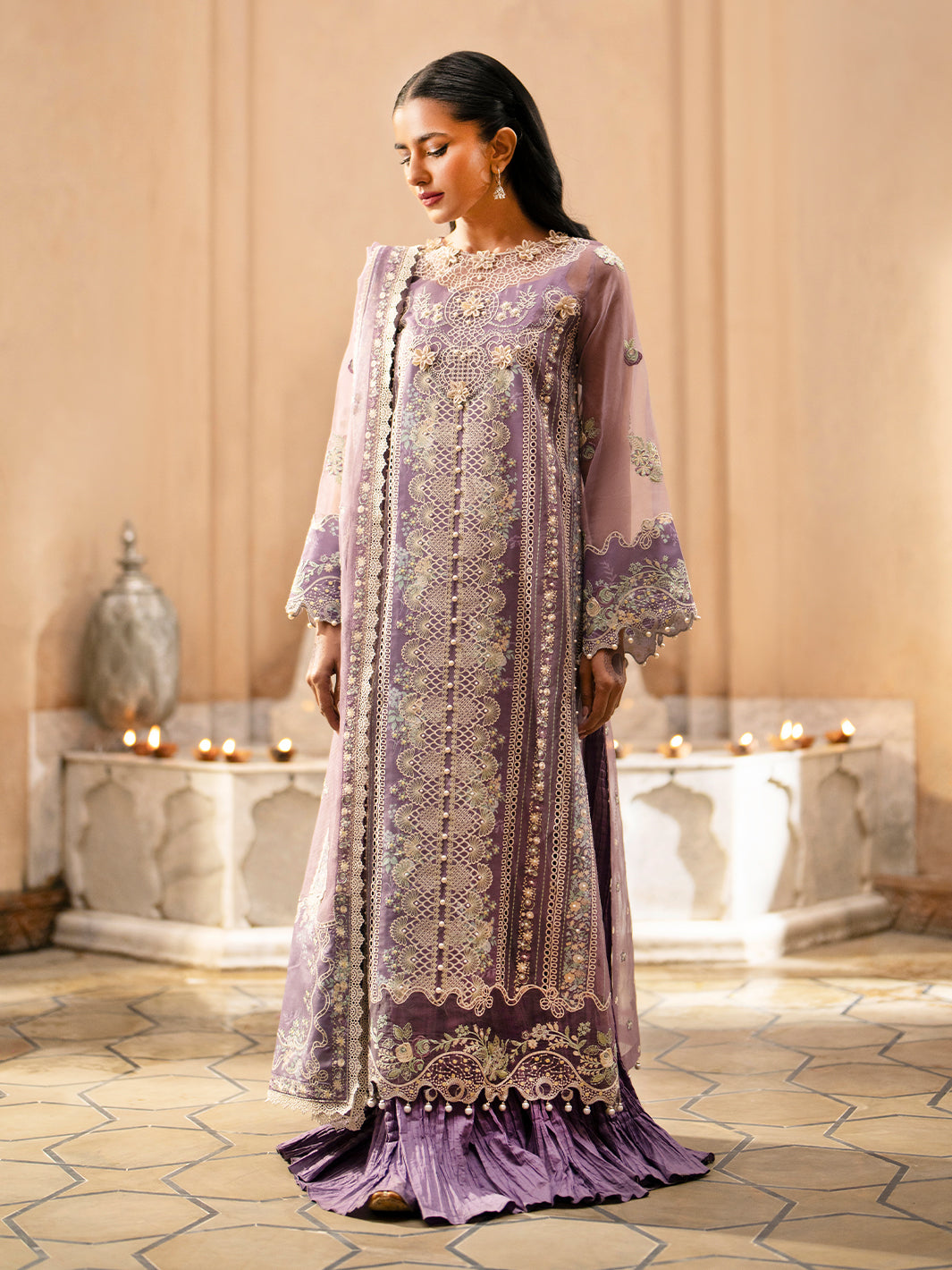 Binilyas | Dilbaro Embroidered Festive Lawn 24 | 406-A - Khanumjan  Pakistani Clothes and Designer Dresses in UK, USA
