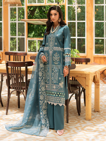 Mahnur | Bella Lawn 24 | BL - 01 - Khanumjan Pakistani Clothes and Designer Dresses in UK, USA