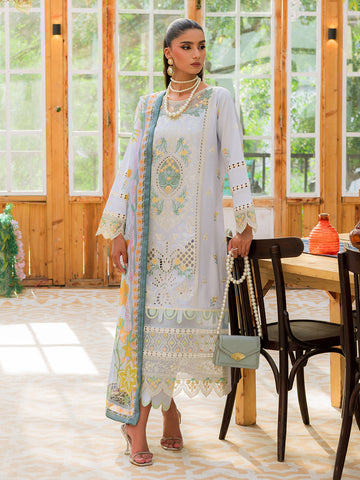 Mahnur | Bella Lawn 24 | BL - 03 - Khanumjan Pakistani Clothes and Designer Dresses in UK, USA