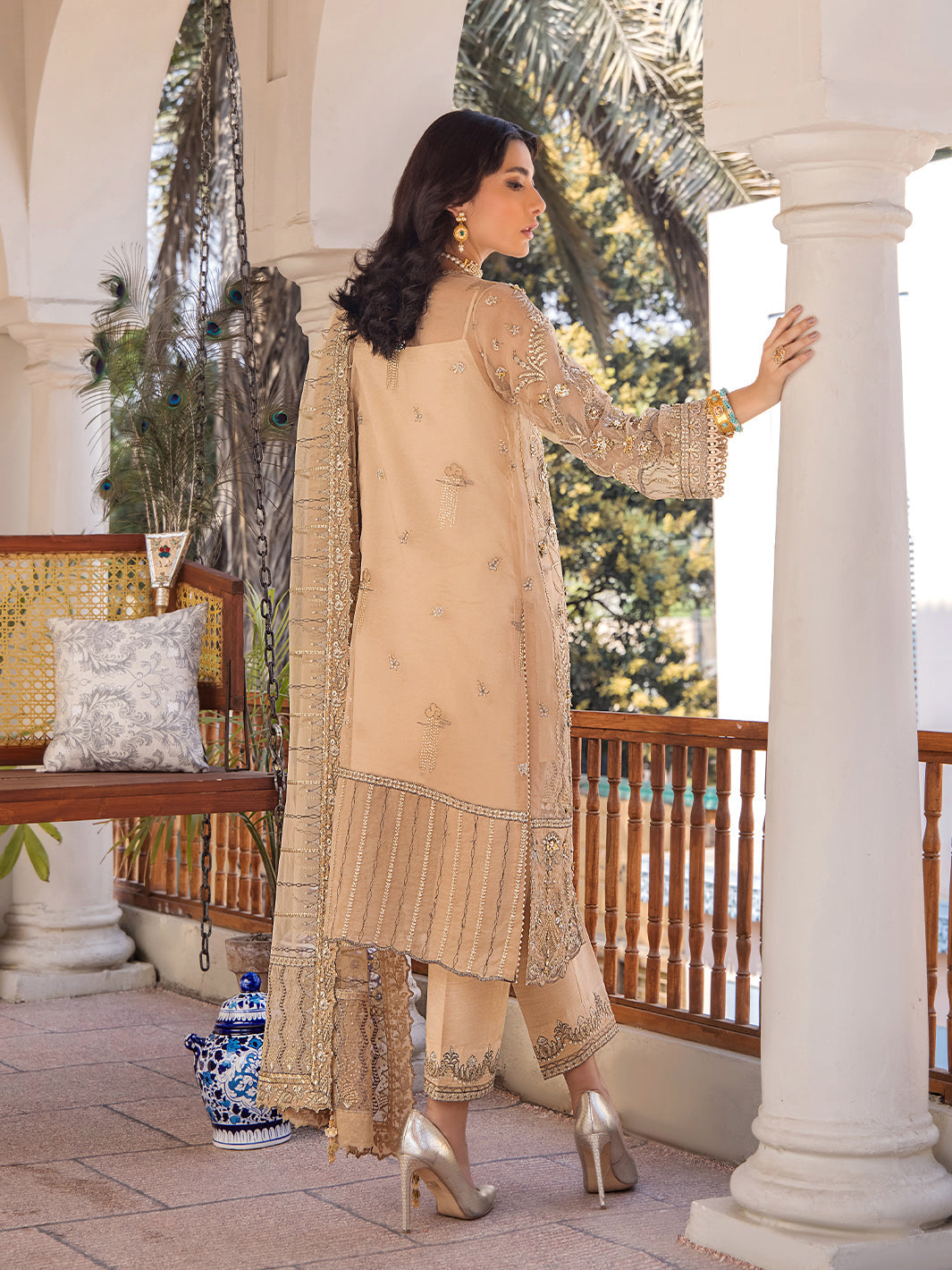 Fozia Khalid | Eid Edit 24 | Lueur - Khanumjan  Pakistani Clothes and Designer Dresses in UK, USA