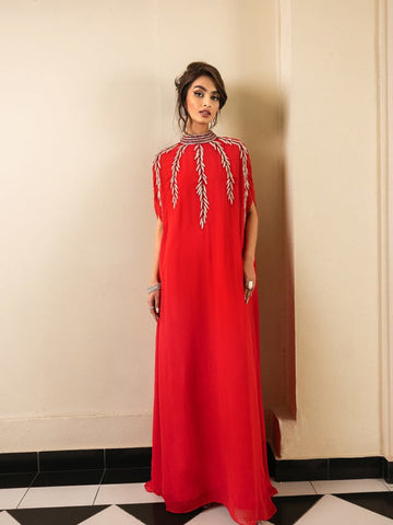 Caia | Mahiri Luxury Edit’24 | VIVACIÉ (RED) - Khanumjan Pakistani Clothes and Designer Dresses in UK, USA