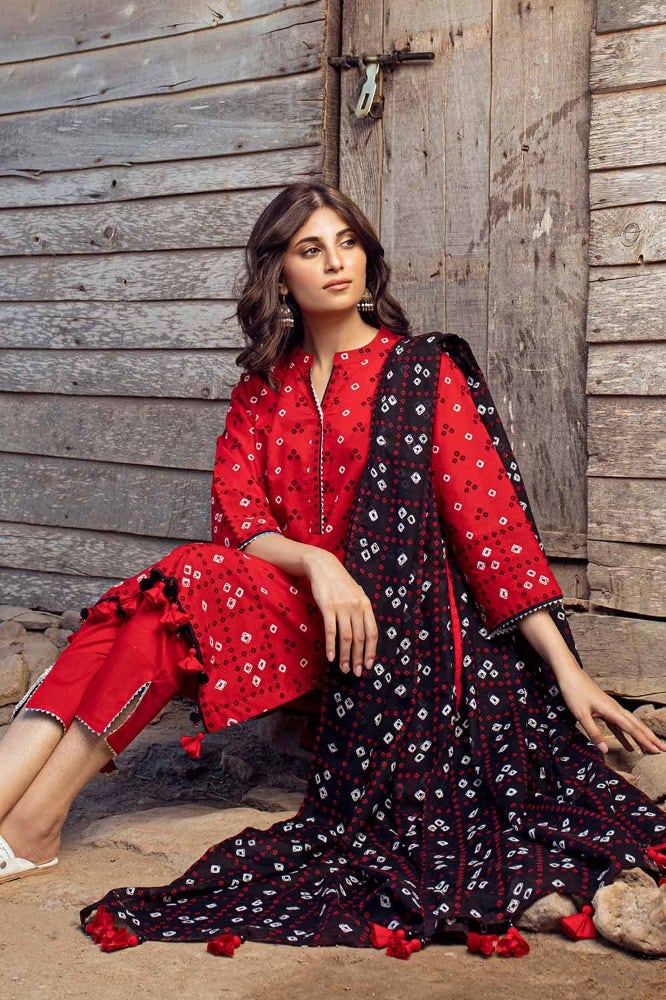 Gul Ahmed | Chunri Collection | CL-42016 - Khanumjan  Pakistani Clothes and Designer Dresses in UK, USA