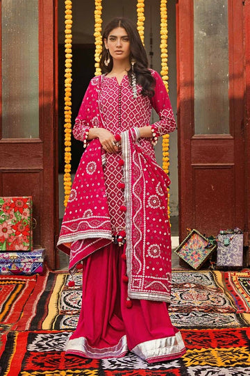 Gul Ahmed | Chunri Collection | CL-42008 B - Khanumjan Pakistani Clothes and Designer Dresses in UK, USA