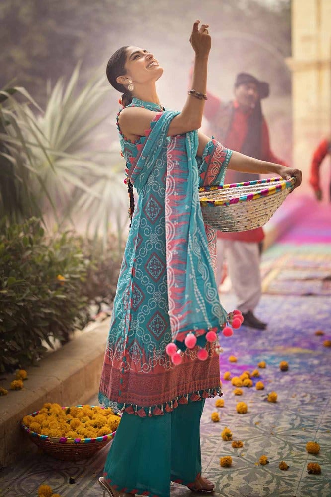 Gul Ahmed | Chunri Collection |  CL-42018 - Khanumjan  Pakistani Clothes and Designer Dresses in UK, USA