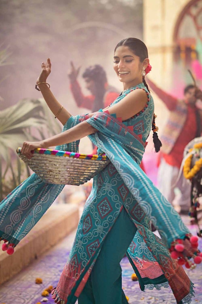 Gul Ahmed | Chunri Collection |  CL-42018 - Khanumjan  Pakistani Clothes and Designer Dresses in UK, USA