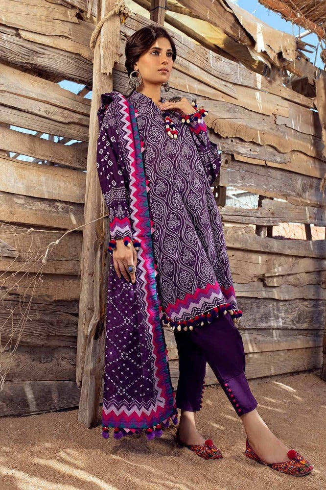 Gul Ahmed | Chunri Collection | CL-42033 - Khanumjan  Pakistani Clothes and Designer Dresses in UK, USA