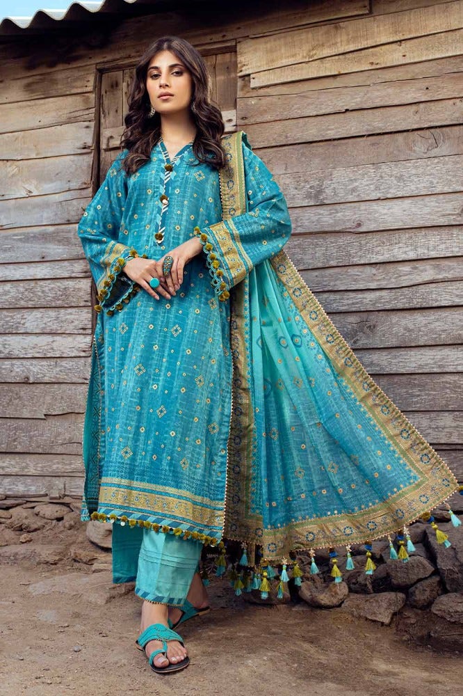 Gul Ahmed | Chunri Collection |  CL-42042 A - Khanumjan  Pakistani Clothes and Designer Dresses in UK, USA
