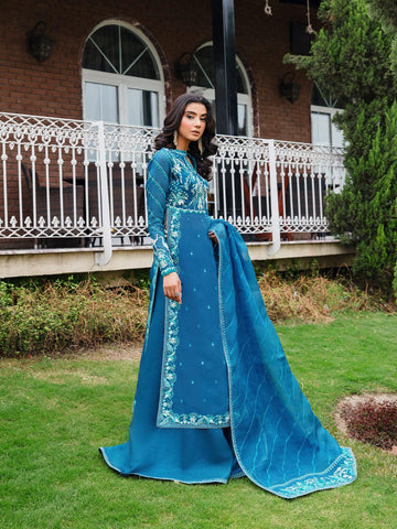 Amroz Atelier | Aerien Formals | Ciel - Khanumjan Pakistani Clothes and Designer Dresses in UK, USA
