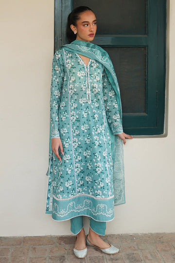 Cross Stitch | Printed Lawn | BLUE CHARM - Khanumjan Pakistani Clothes and Designer Dresses in UK, USA