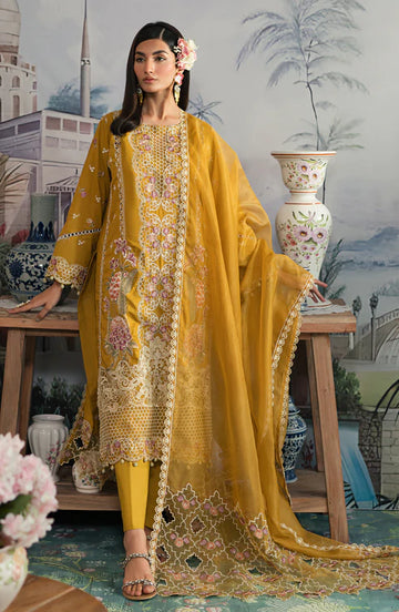 Emaan Adeel | Ayra Luxury Lawn 24 | AR-06 - Khanumjan Pakistani Clothes and Designer Dresses in UK, USA
