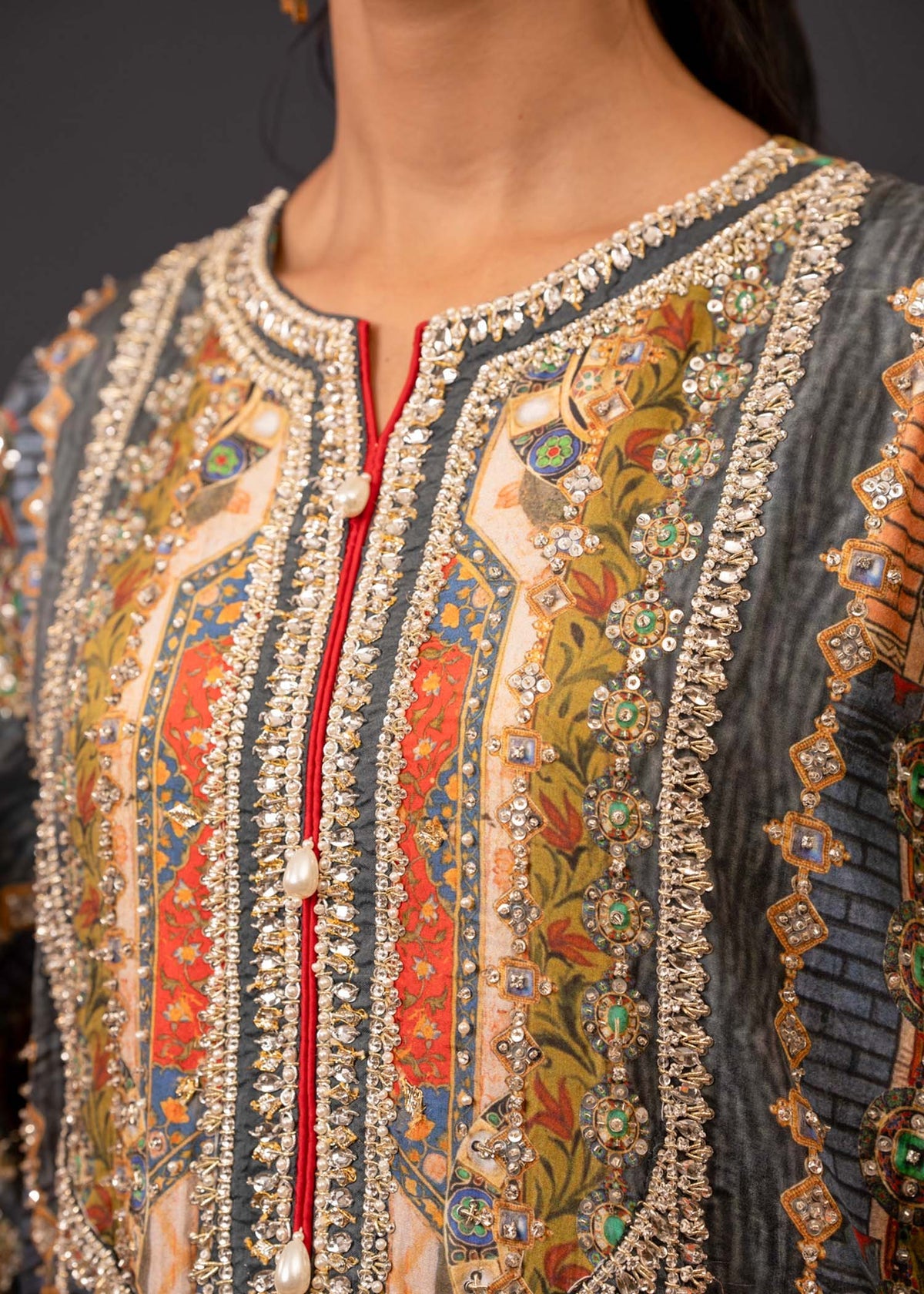 Mahgul | Emerald Hill Formals | Bold Miniature - Khanumjan  Pakistani Clothes and Designer Dresses in UK, USA