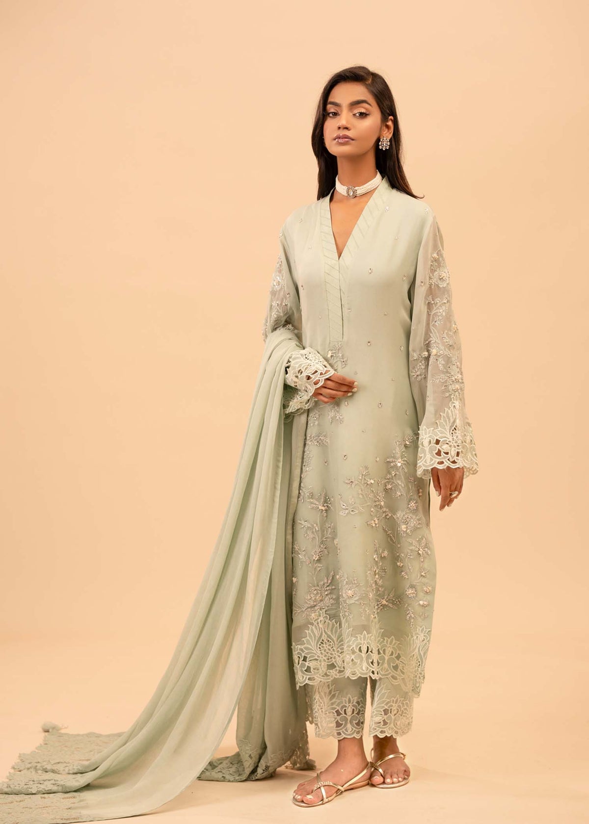 Mahgul | Emerald Hill Formals | Green Pearl - Khanumjan  Pakistani Clothes and Designer Dresses in UK, USA