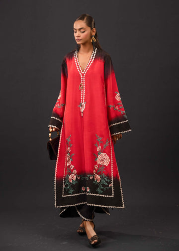 Mahgul | Emerald Hill Formals | Crimson Hill - Khanumjan Pakistani Clothes and Designer Dresses in UK, USA