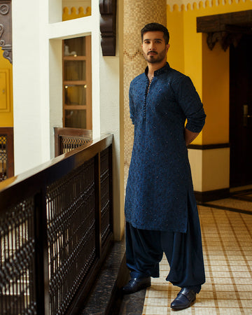 Pakistani Menswear | Aslan - Khanumjan Pakistani Clothes and Designer Dresses in UK, USA