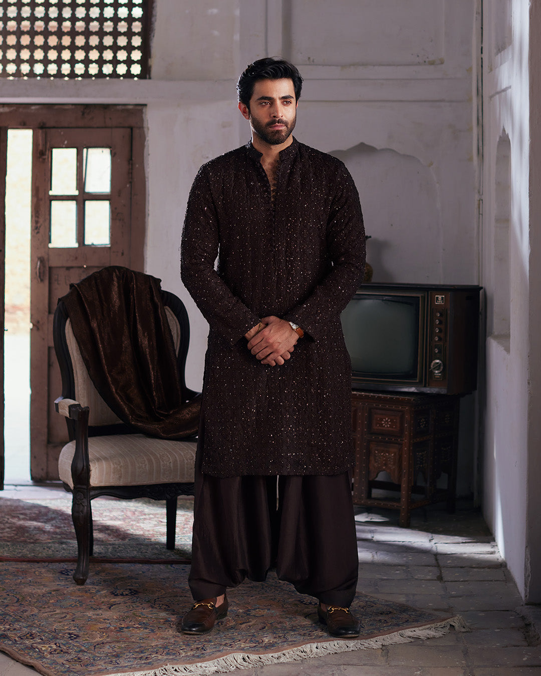 Pakistani Menswear | Vikal - Khanumjan  Pakistani Clothes and Designer Dresses in UK, USA