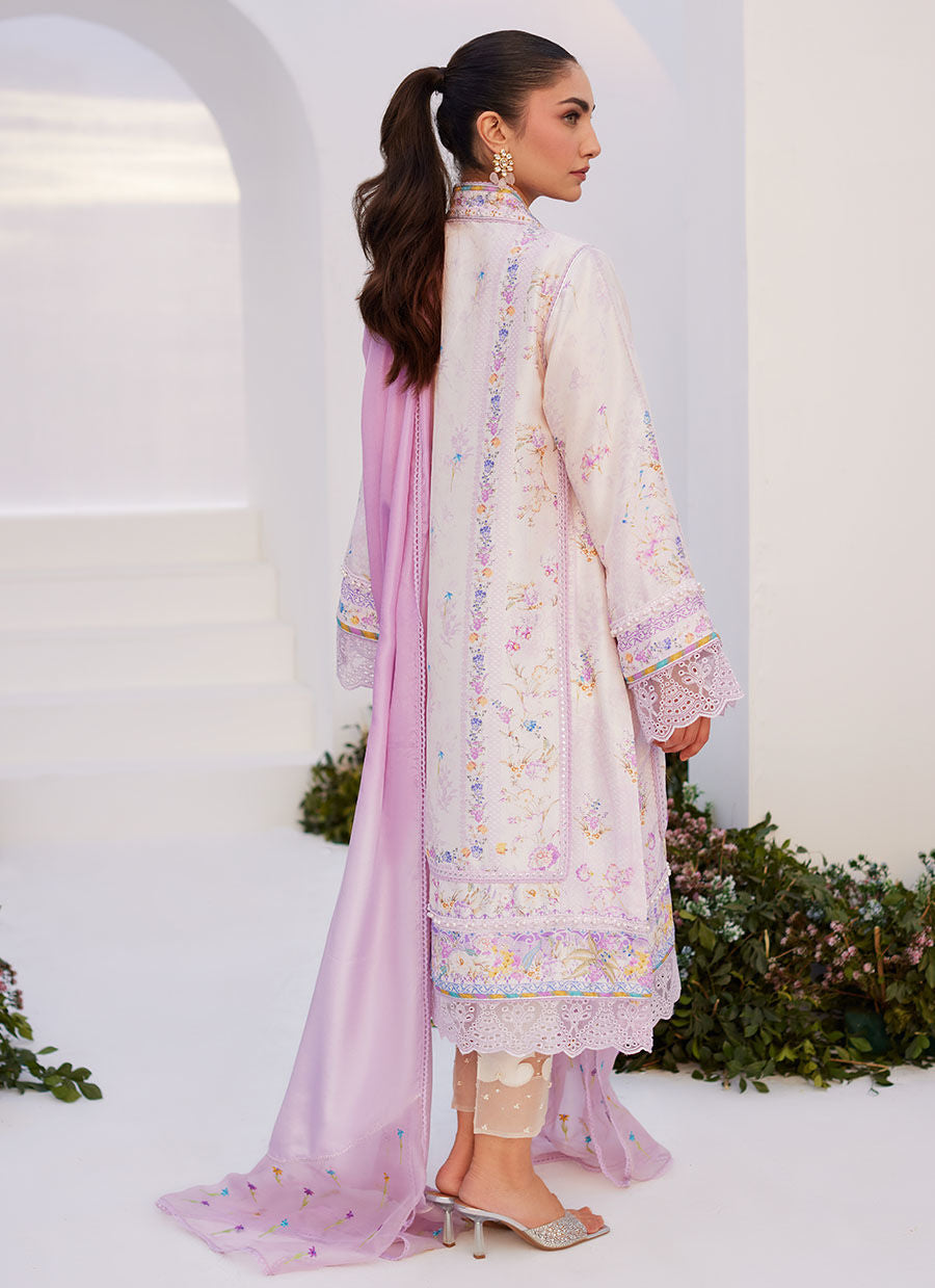 Farah Talib Aziz | Zaza Prints 24 | HEATHER LAVENDER SHIRT AND DUPATTA - Khanumjan  Pakistani Clothes and Designer Dresses in UK, USA