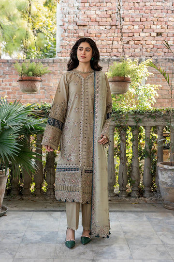 Farasha | Bahaar Embroidered Lawn | Whimsical Sage - Khanumjan Pakistani Clothes and Designer Dresses in UK, USA