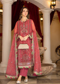 Strawberry | Rimjhim Chiffon Collection | FLS-RJ-003 - Khanumjan  Pakistani Clothes and Designer Dresses in UK, USA