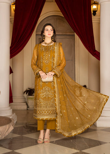 Strawberry | Rimjhim Chiffon Collection | FLS-RJ-009 - Khanumjan  Pakistani Clothes and Designer Dresses in UK, USA