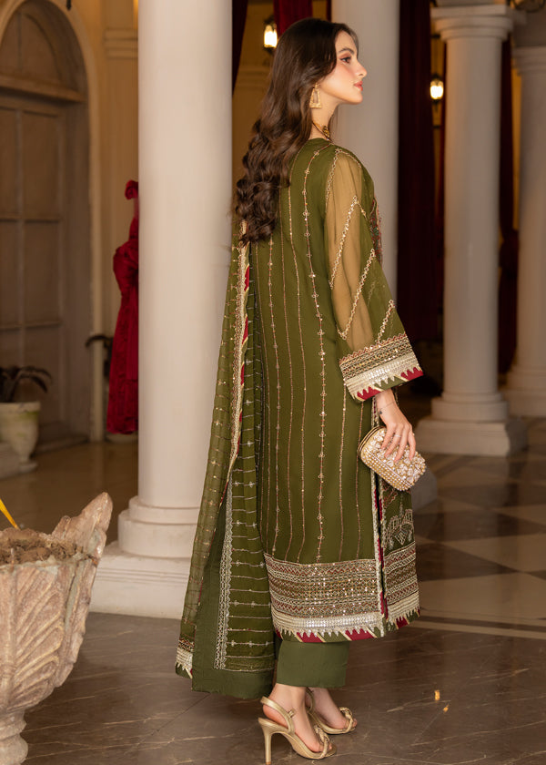 Strawberry | Rimjhim Chiffon Collection | FLS-RJ-002 - Khanumjan  Pakistani Clothes and Designer Dresses in UK, USA