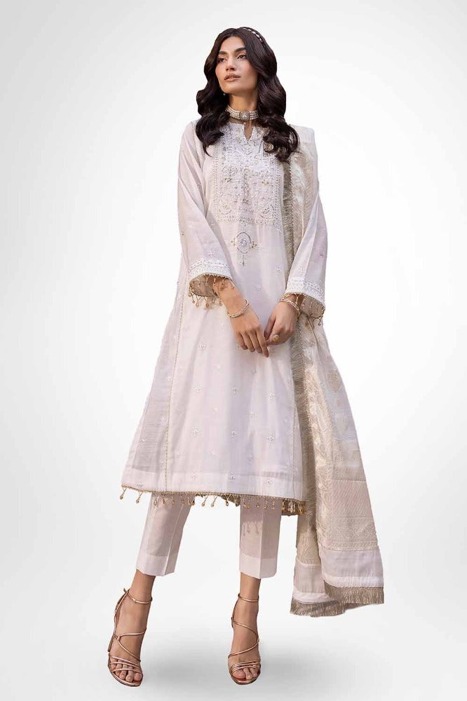 Gul Ahmed | Eid Collection | FE-42060 - Khanumjan  Pakistani Clothes and Designer Dresses in UK, USA