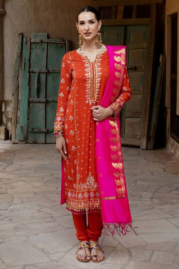 Gul Ahmed | Eid Collection | FE-42078 - Khanumjan Pakistani Clothes and Designer Dresses in UK, USA