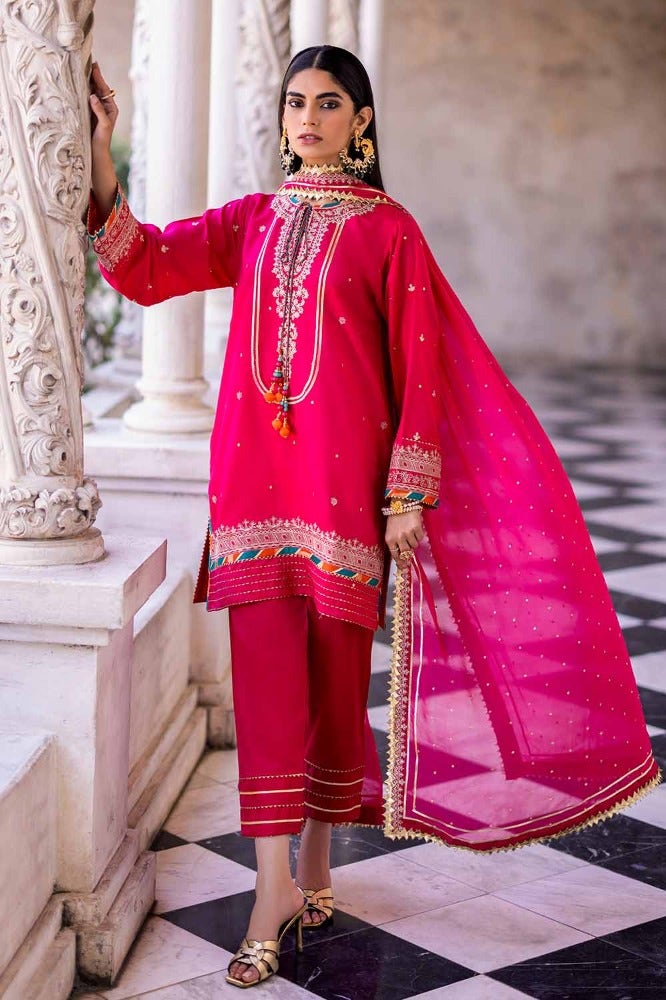 Gul Ahmed | Eid Collection | FE-42012 - Khanumjan  Pakistani Clothes and Designer Dresses in UK, USA