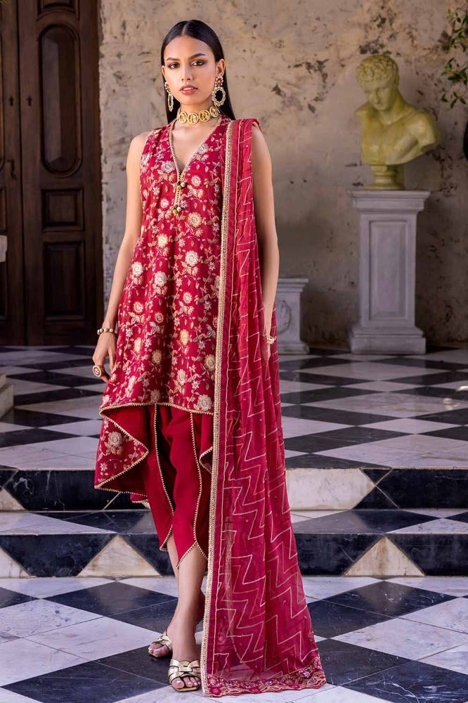 Gul Ahmed | Eid Collection | FE-42035 - Khanumjan  Pakistani Clothes and Designer Dresses in UK, USA