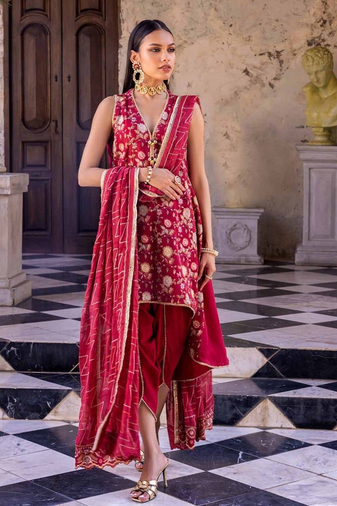 Gul Ahmed | Eid Collection | FE-42035 - Khanumjan  Pakistani Clothes and Designer Dresses in UK, USA