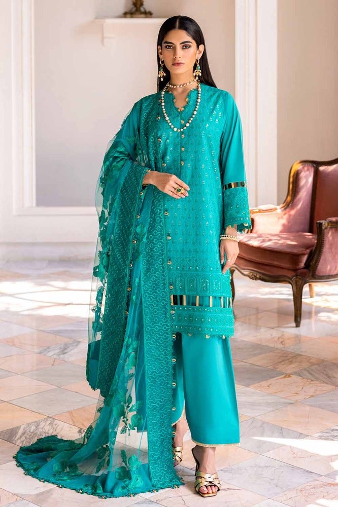 Gul Ahmed | Eid Collection | FE-42038 - Khanumjan  Pakistani Clothes and Designer Dresses in UK, USA