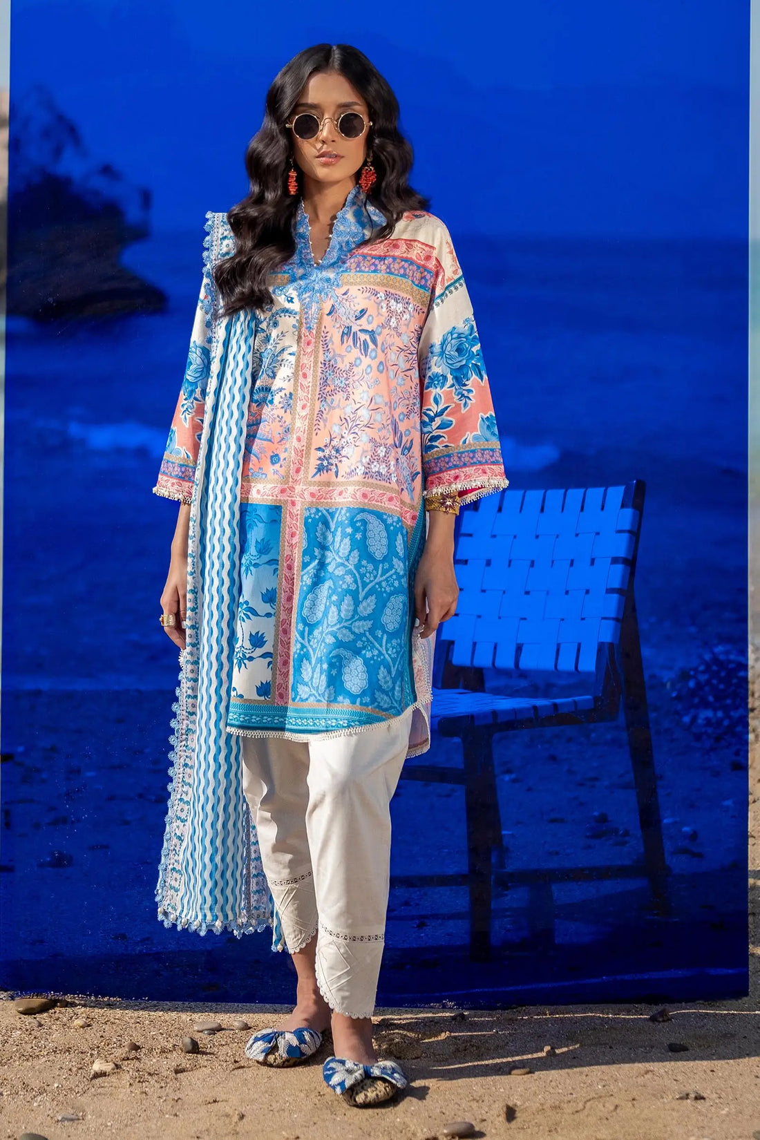 Sana Safinaz | Mahay Spring 24 | H241-028B-2BG - Khanumjan  Pakistani Clothes and Designer Dresses in UK, USA